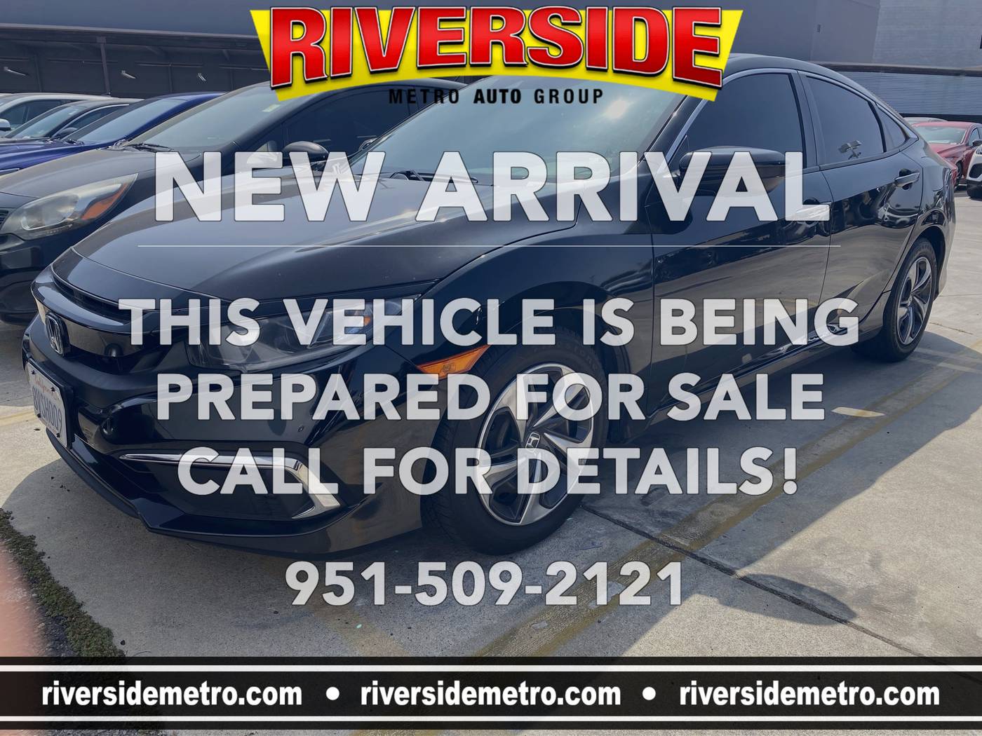 2020 Honda Civic LX — Sedan — 65,562 mi — Riverside, CA
