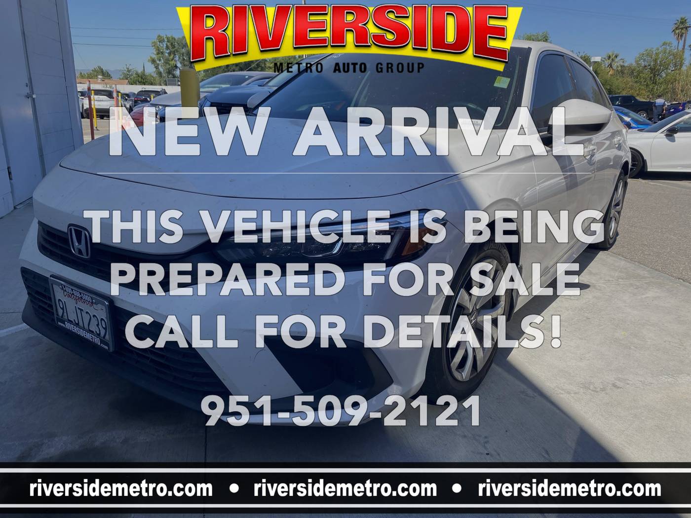 2023 Honda Civic LX — Sedan — 40,229 mi — Riverside, CA