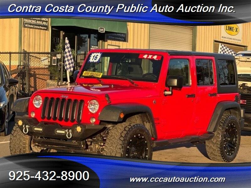 2016 Jeep Wrangler Sport — SUV — 84,678 mi — Pittsburg, CA