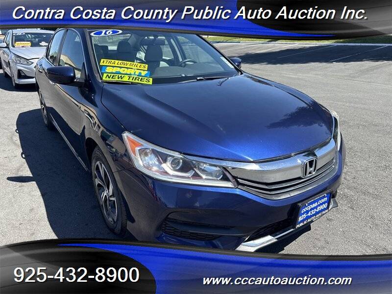 2016 Honda Accord LX — Sedan — 59,475 mi — Pittsburg, CA