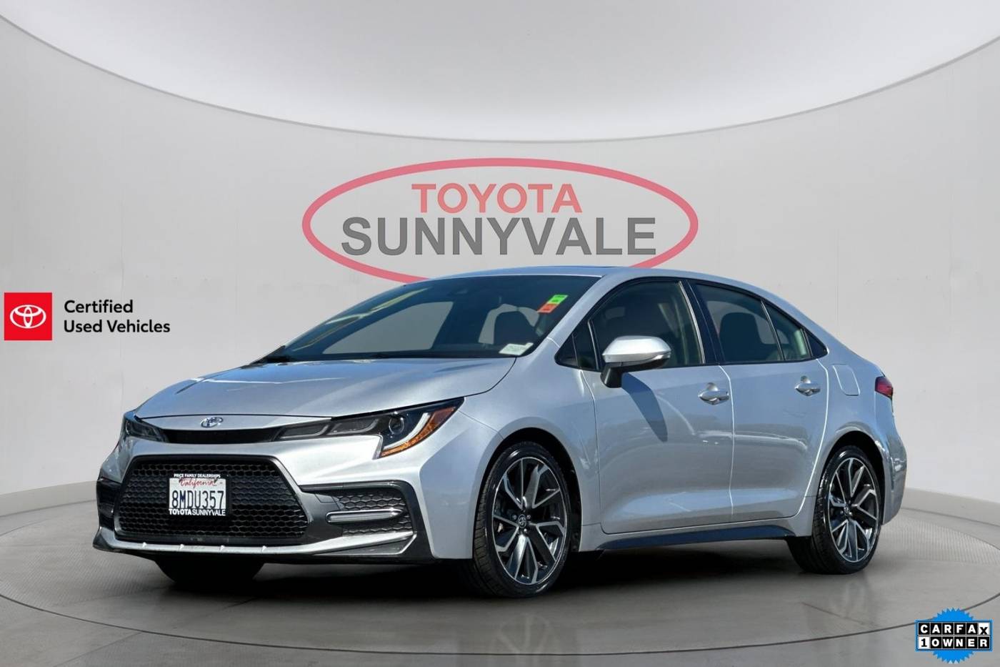2020 Toyota Corolla SE — Sedan — 93,945 mi — Sunnyvale, CA