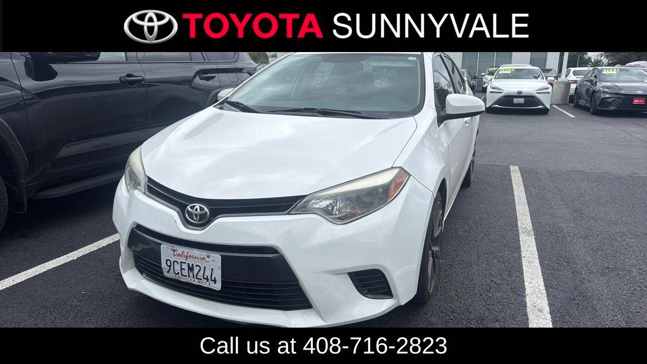 2016 Toyota Corolla LE — Sedan — 133,033 mi — Sunnyvale, CA