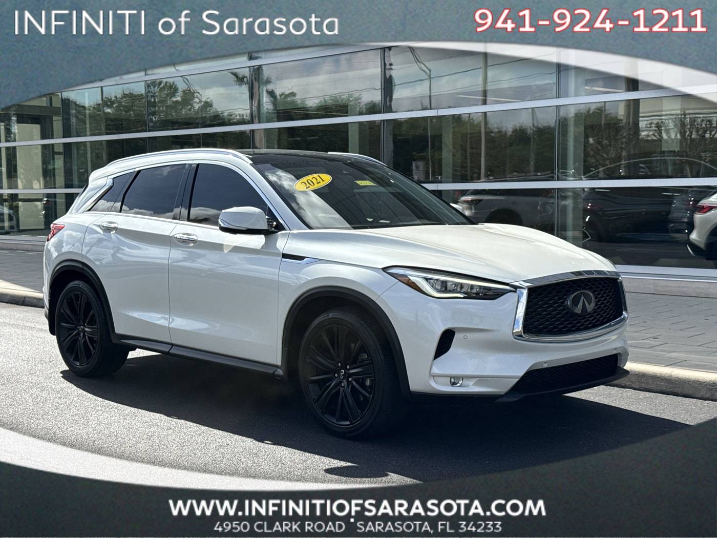 2021 INFINITI QX50 SENSORY — SUV — 48,717 mi — Sarasota, FL