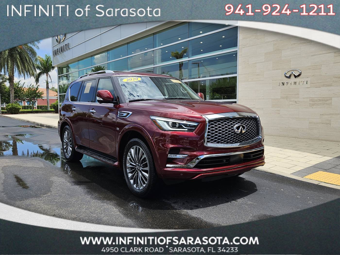 2020 INFINITI QX80 LUXE — SUV — 34,350 mi — Sarasota, FL