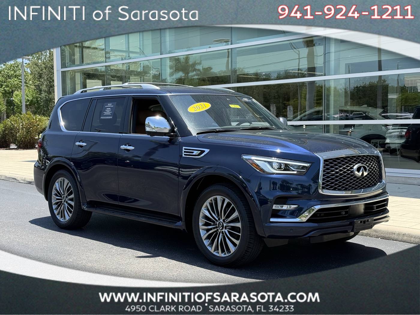 2021 INFINITI QX80 SENSORY — SUV — 31,009 mi — Sarasota, FL