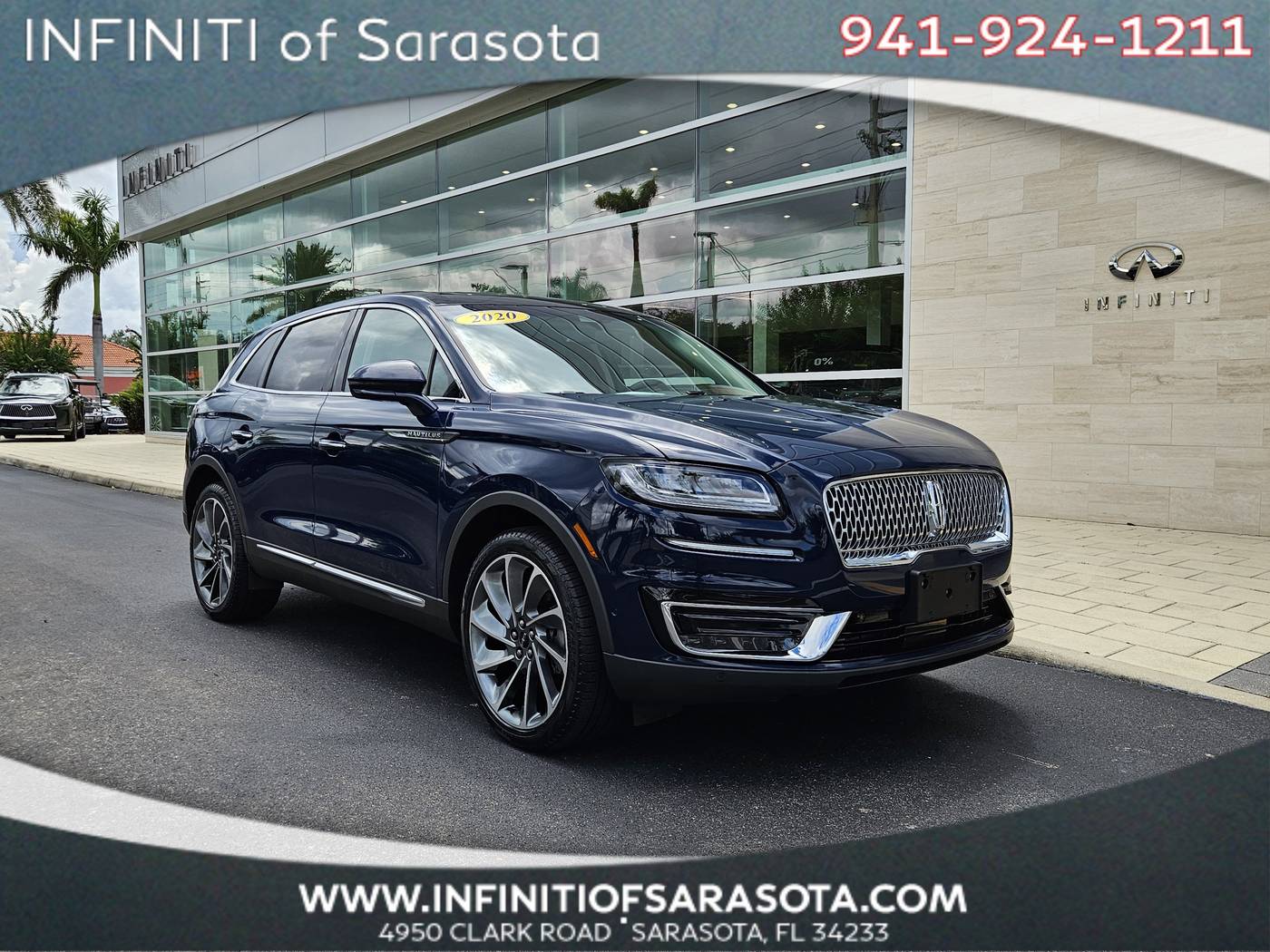 2020 Lincoln Nautilus Reserve — SUV — 42,702 mi — Sarasota, FL