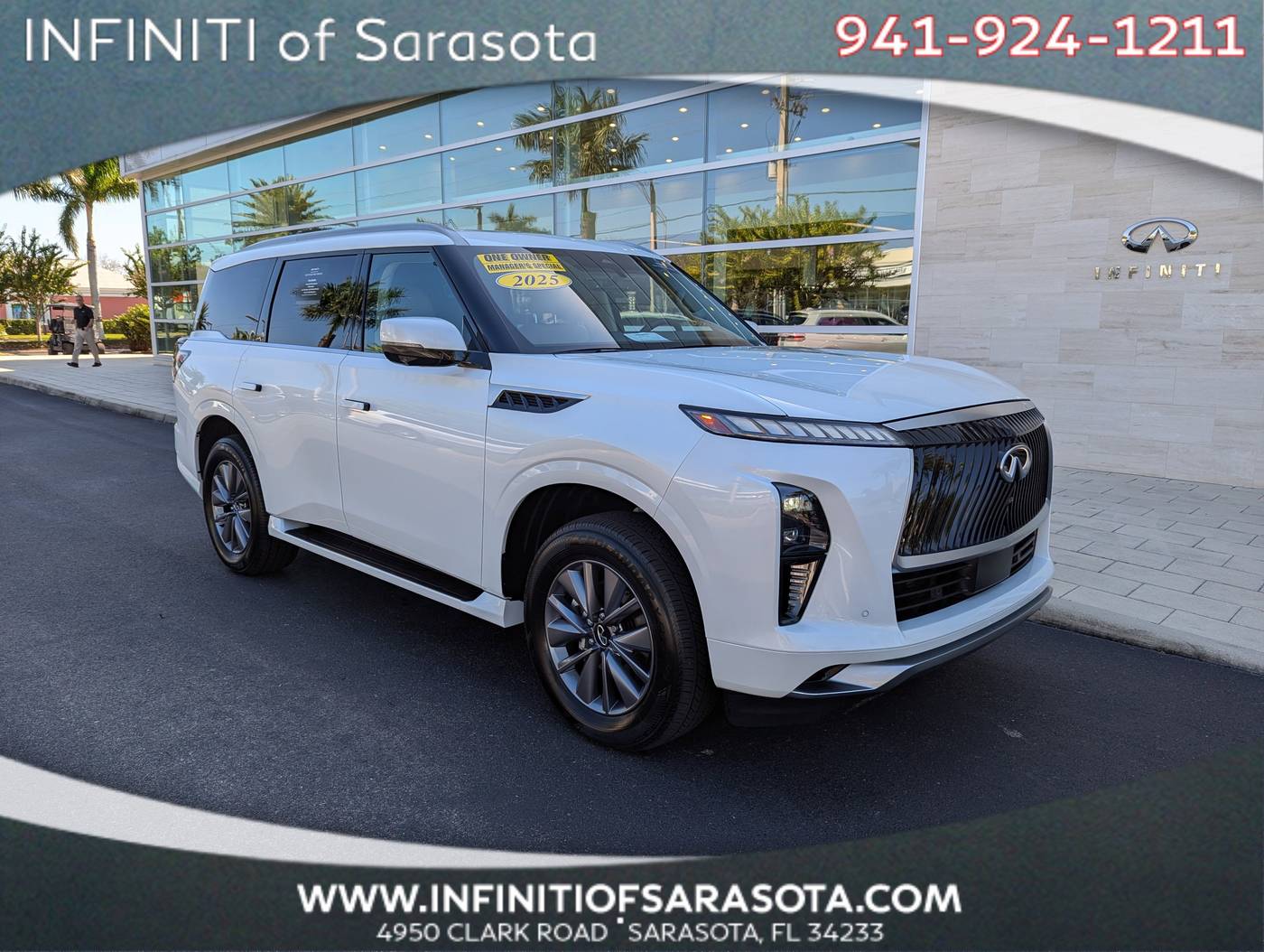 2025 INFINITI QX80 PURE — SUV — 7,017 mi — Sarasota, FL