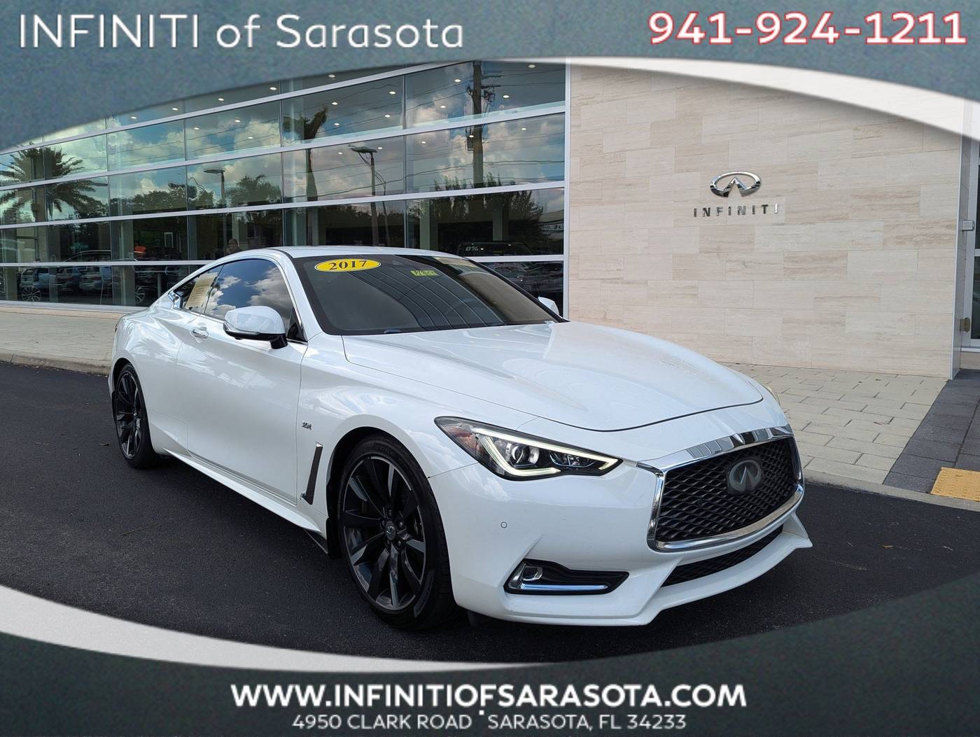 2017 INFINITI Q60 3.0t Premium — Coupe — 77,351 mi — Sarasota, FL