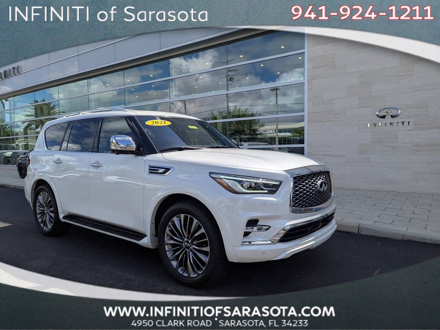 2021 INFINITI QX80 SENSORY — SUV — 67,134 mi — Sarasota, FL
