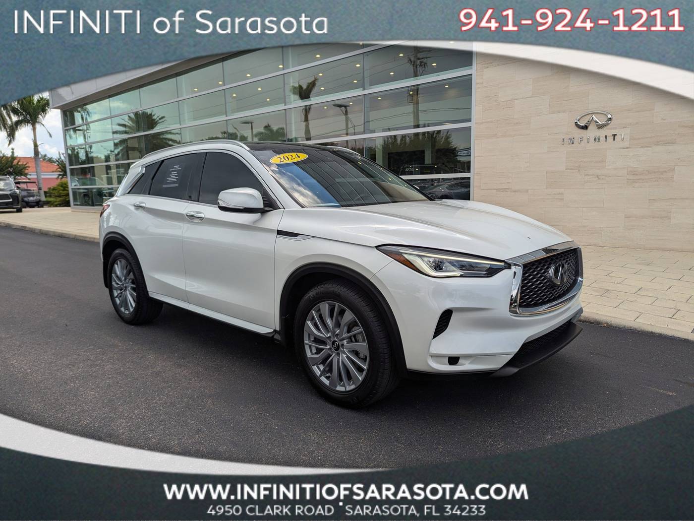 2024 INFINITI QX50 LUXE — SUV — 7,606 mi — Sarasota, FL