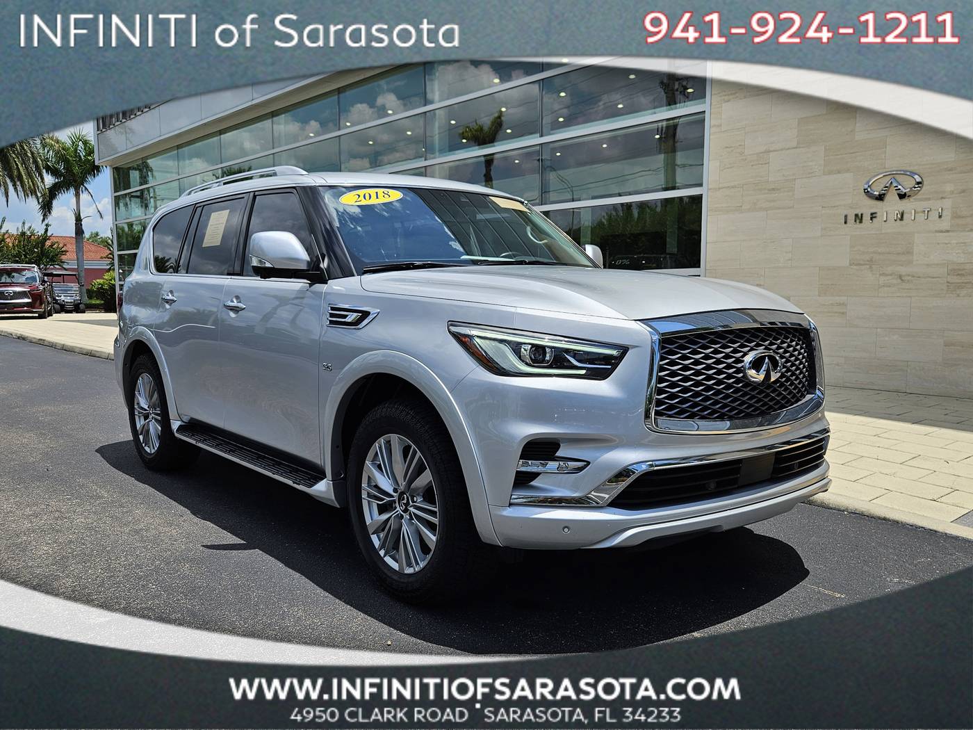 2018 INFINITI QX80 Standard — SUV — 58,279 mi — Sarasota, FL