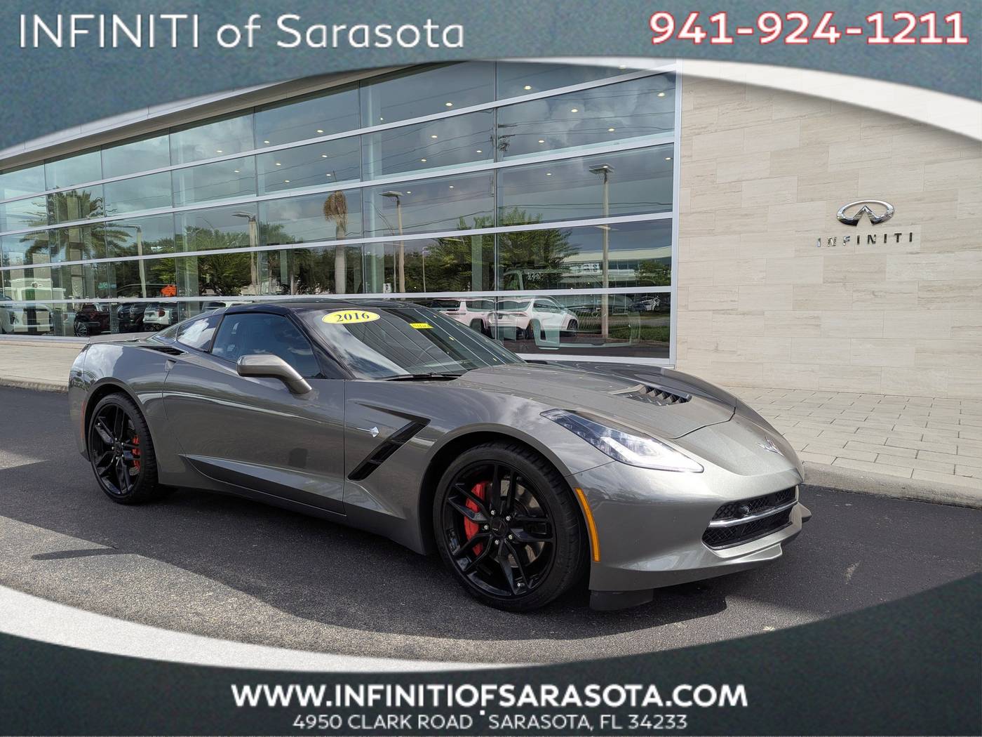 2016 Chevrolet Corvette Z51 3LT — Coupe — 34,432 mi — Sarasota, FL