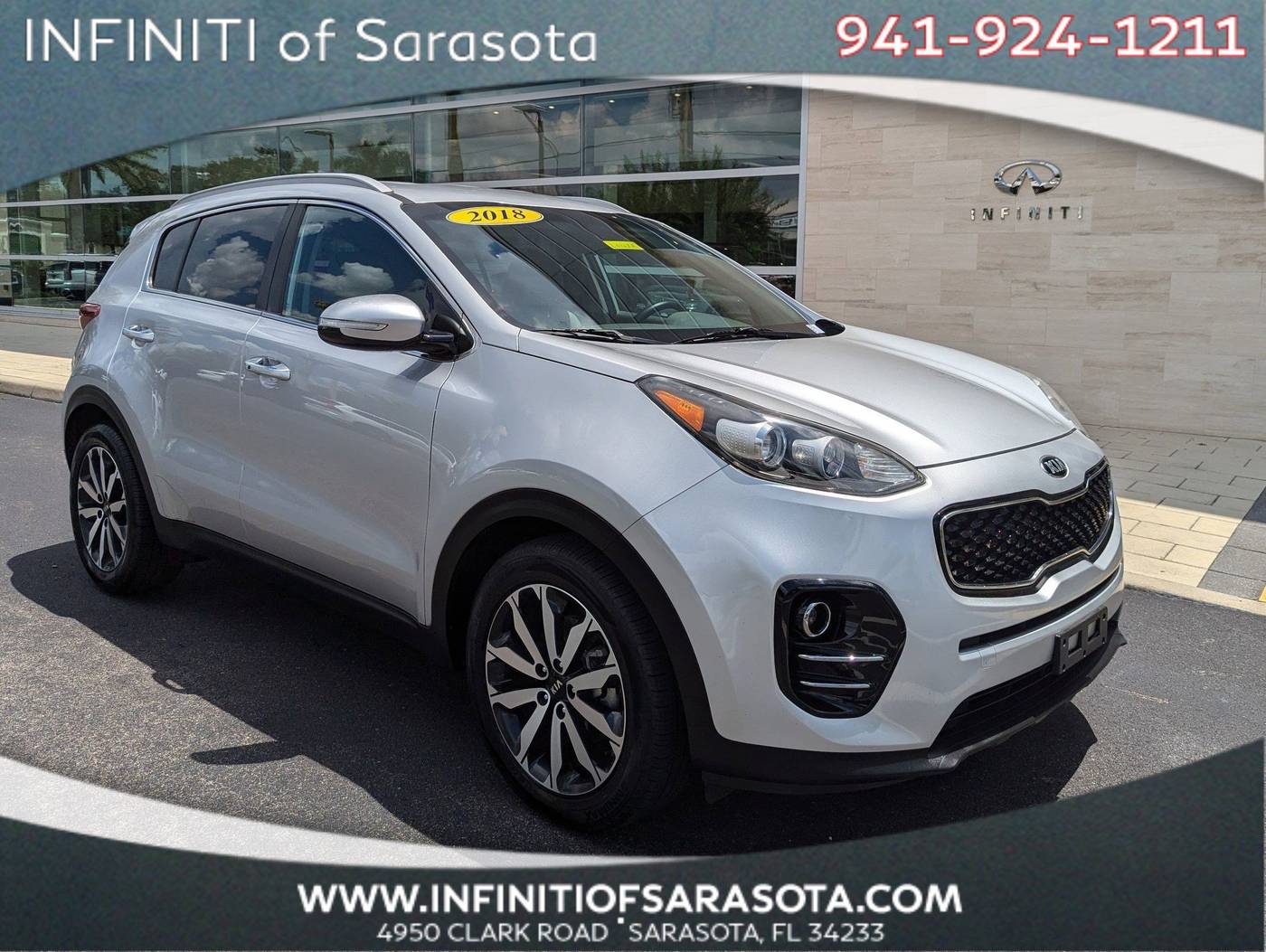 2018 Kia Sportage EX — SUV — 93,985 mi — Sarasota, FL