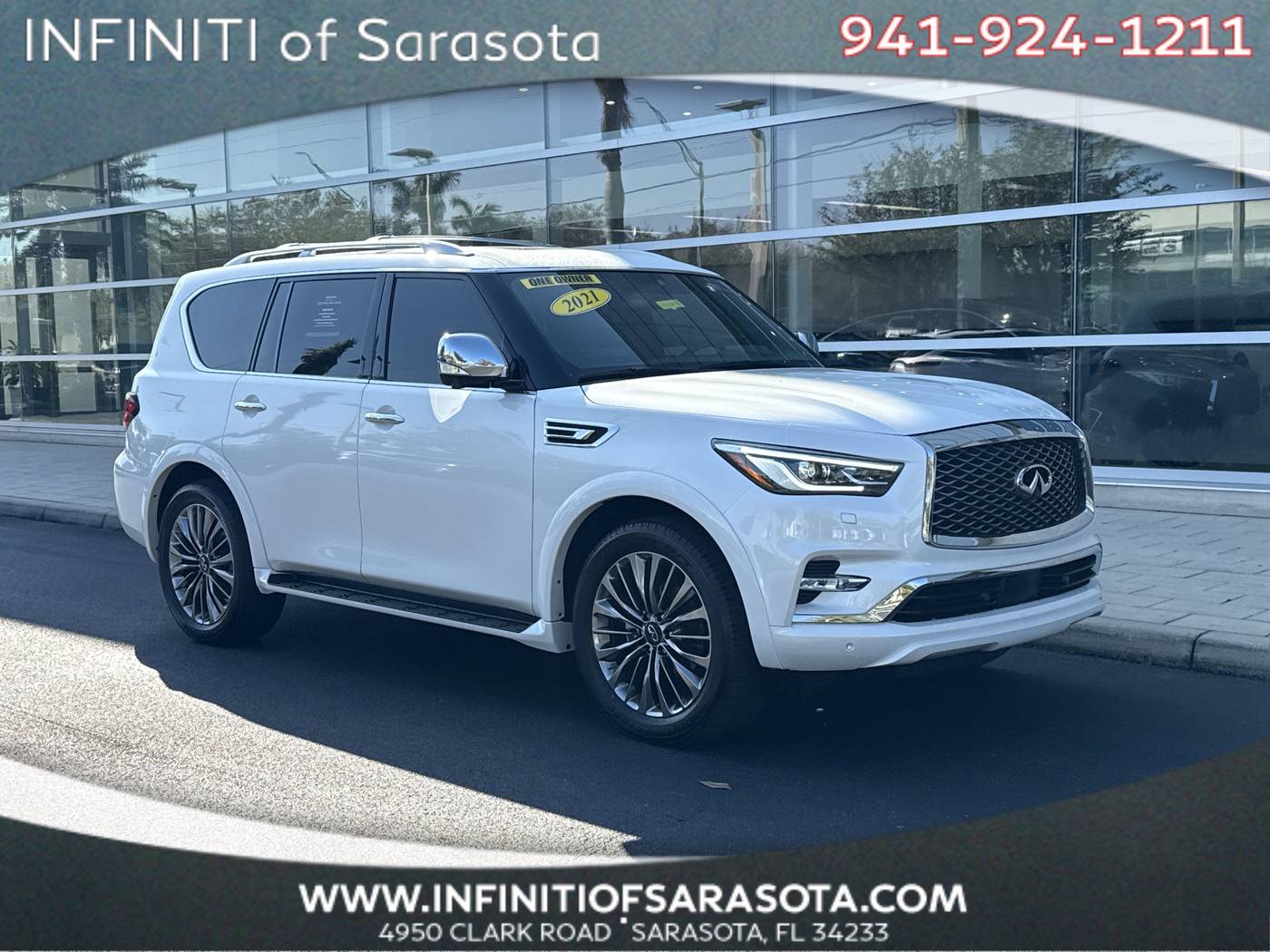 2021 INFINITI QX80 SENSORY — SUV — 35,311 mi — Sarasota, FL
