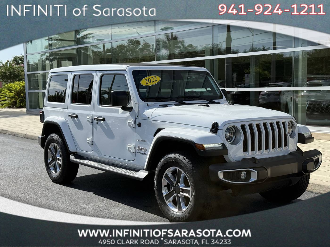 2022 Jeep Wrangler Sahara — SUV — 23,392 mi — Sarasota, FL