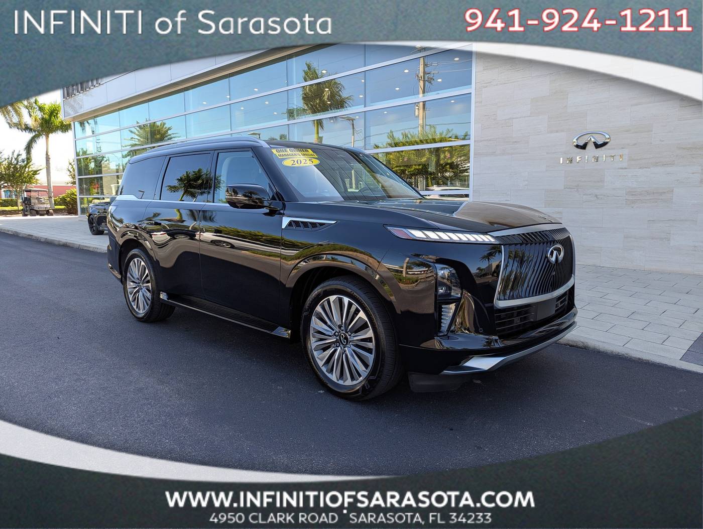 2025 INFINITI QX80 LUXE — SUV — 7,137 mi — Sarasota, FL