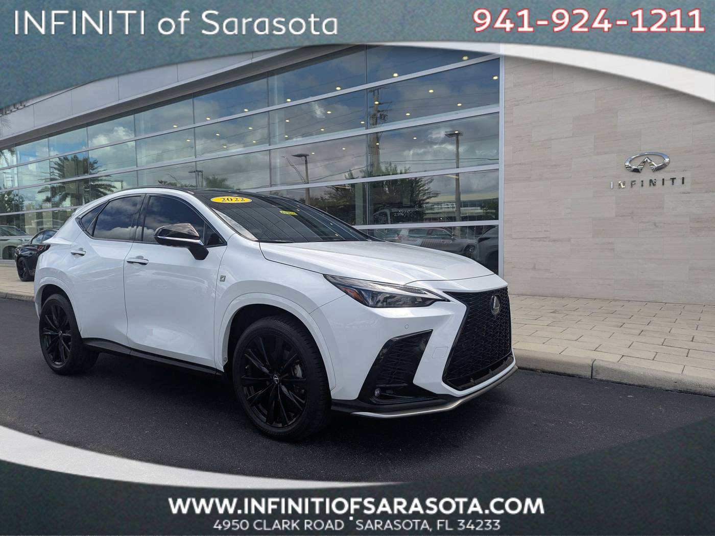 2022 Lexus NX NX 350 F SPORT Handling — SUV — 22,695 mi — Sarasota, FL
