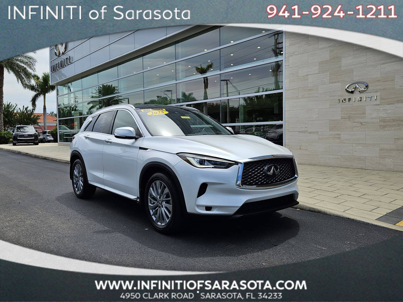 2025 INFINITI QX50 LUXE — SUV — 4,064 mi — Sarasota, FL