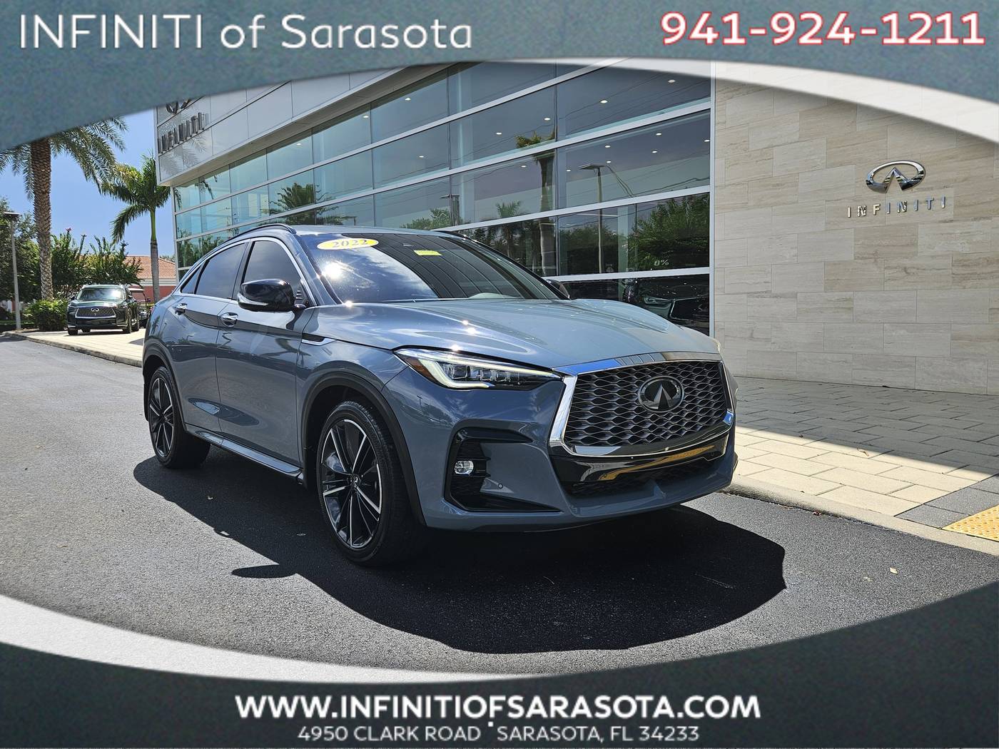 2022 INFINITI QX55 ESSENTIAL — SUV — 21,669 mi — Sarasota, FL