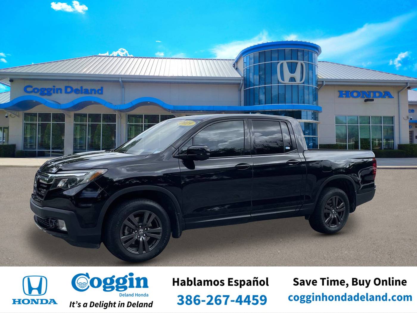 2019 Honda Ridgeline Sport — Pickup Truck — 93,124 mi — Orange City, FL