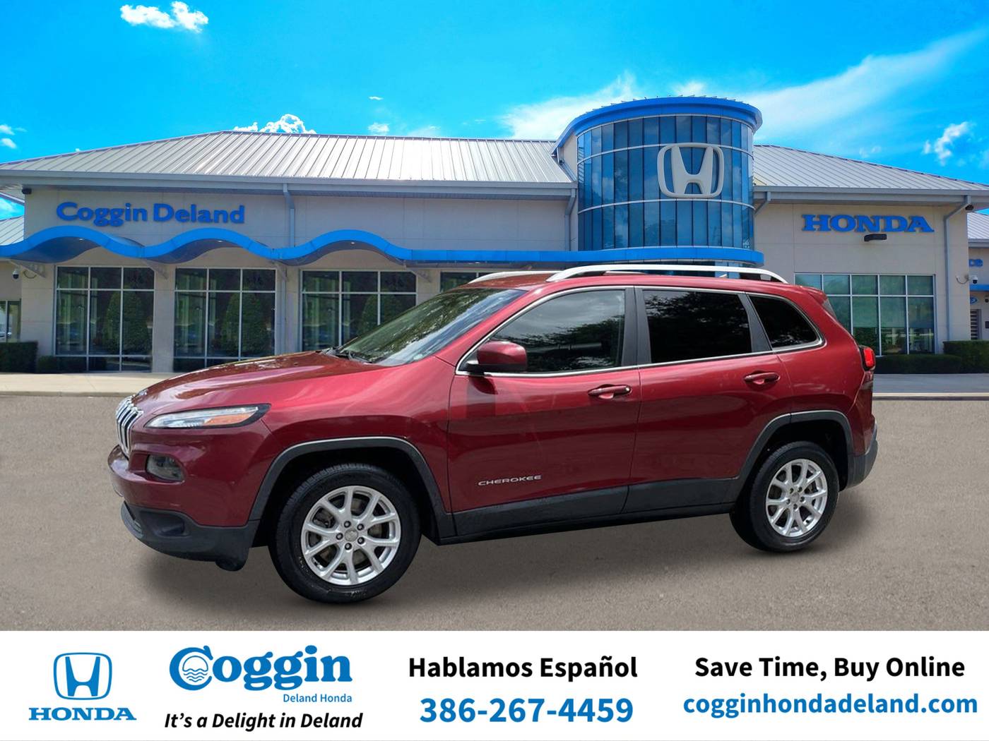 2017 Jeep Cherokee Latitude — SUV — 69,520 mi — Orange City, FL