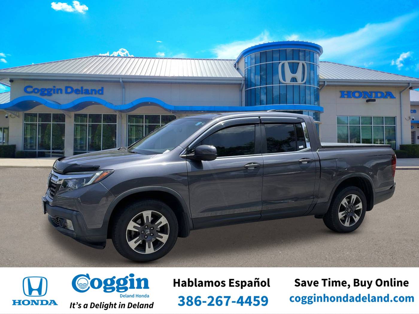 2019 Honda Ridgeline RTL-T — Pickup Truck — 60,956 mi — Orange City, FL