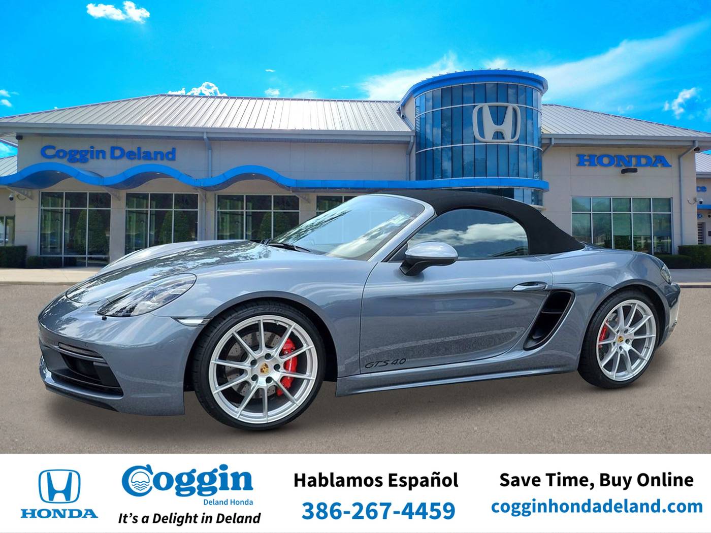 2025 Porsche 718 Boxster GTS 4.0 — Convertible — 269 mi — Orange City, FL