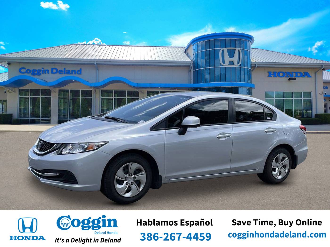 2013 Honda Civic LX — Sedan — 30,700 mi — Orange City, FL