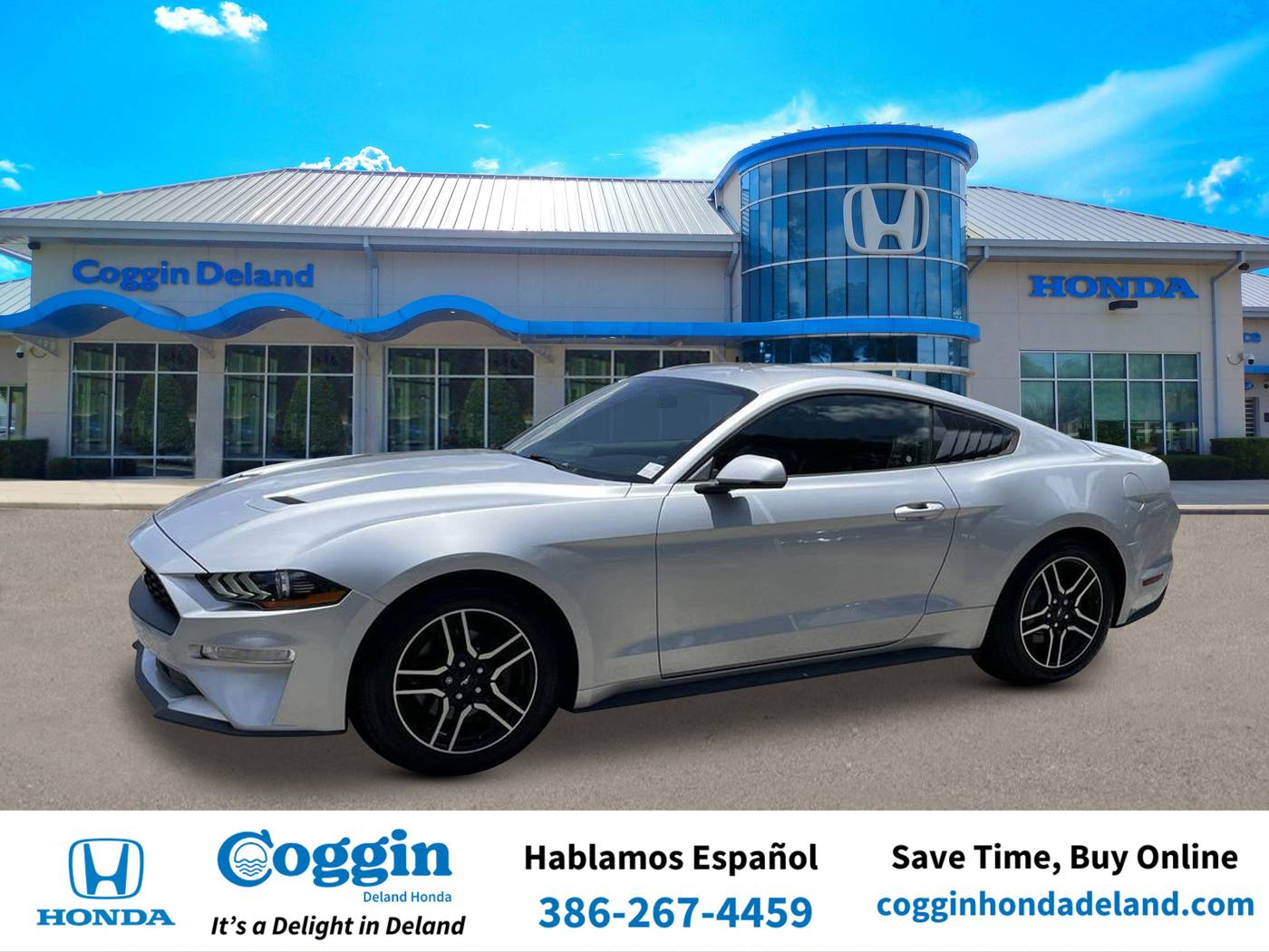 2019 Ford Mustang EcoBoost Premium — Coupe — 75,561 mi — Orange City, FL