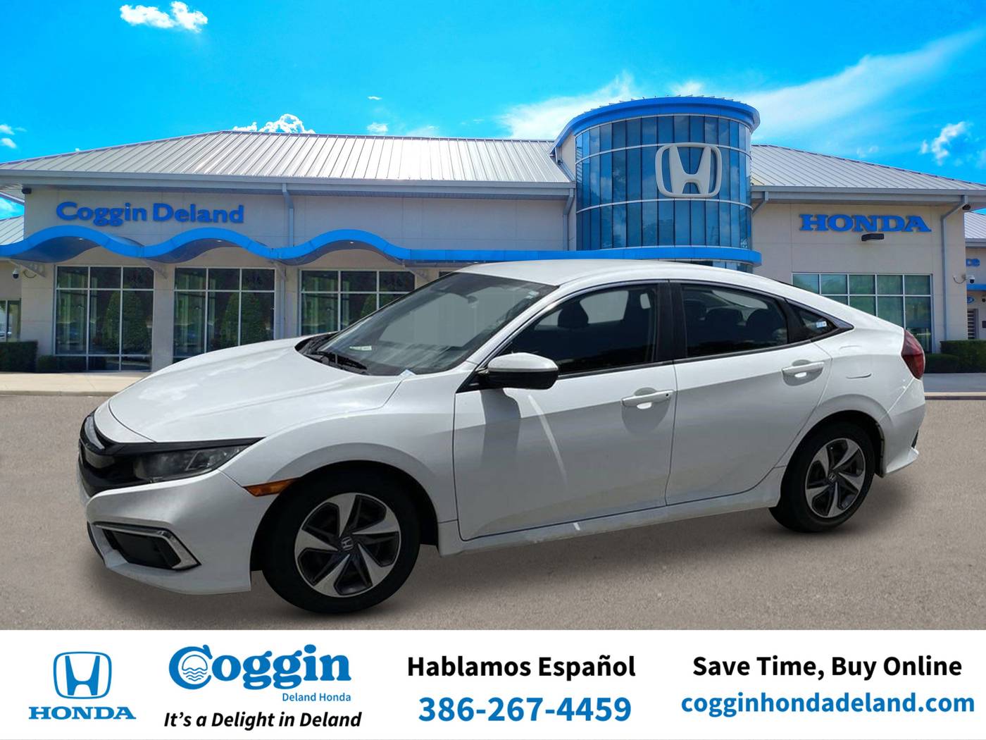 2019 Honda Civic LX — Sedan — 74,162 mi — Orange City, FL