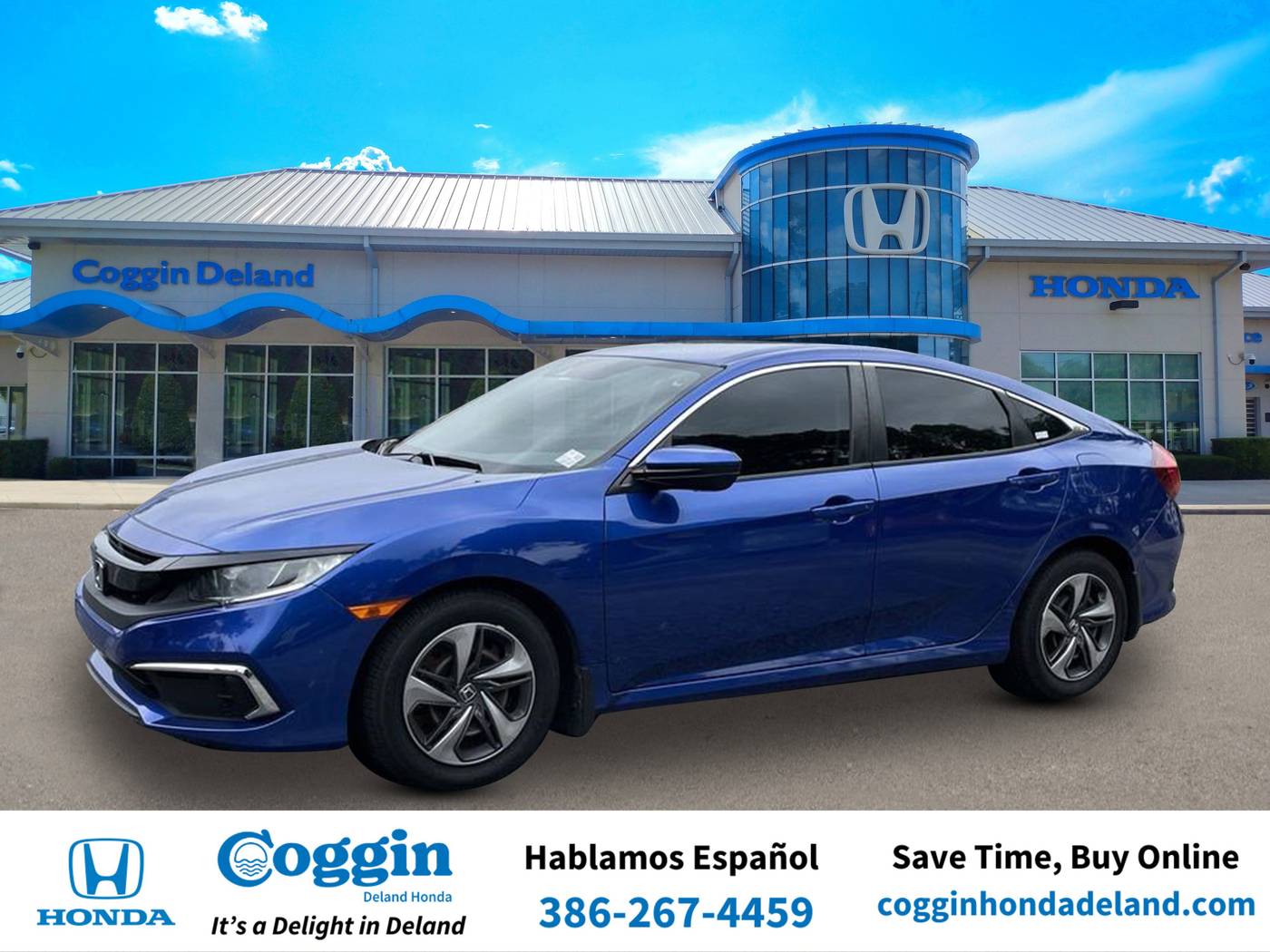 2021 Honda Civic LX — Sedan — 73,929 mi — Orange City, FL