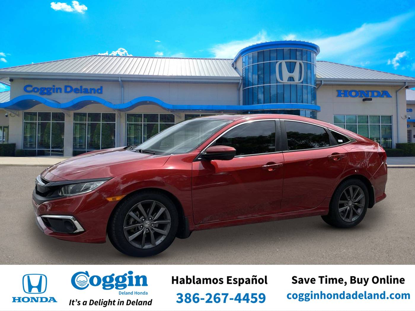 2020 Honda Civic EX — Sedan — 95,423 mi — Orange City, FL