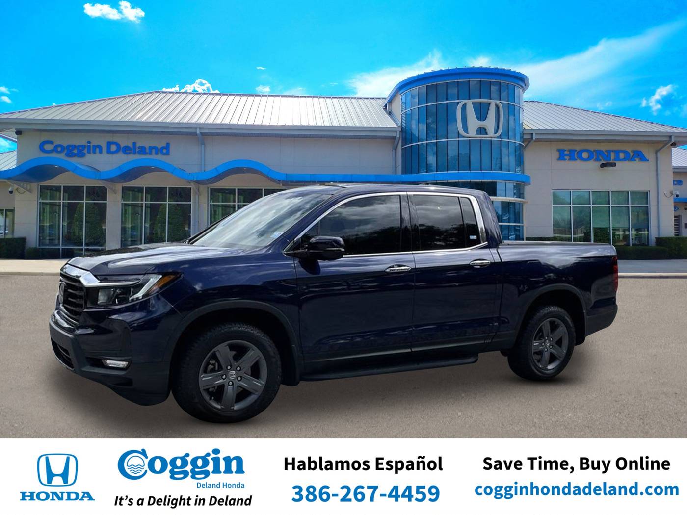 2021 Honda Ridgeline RTL-E — Pickup Truck — 23,145 mi — Orange City, FL