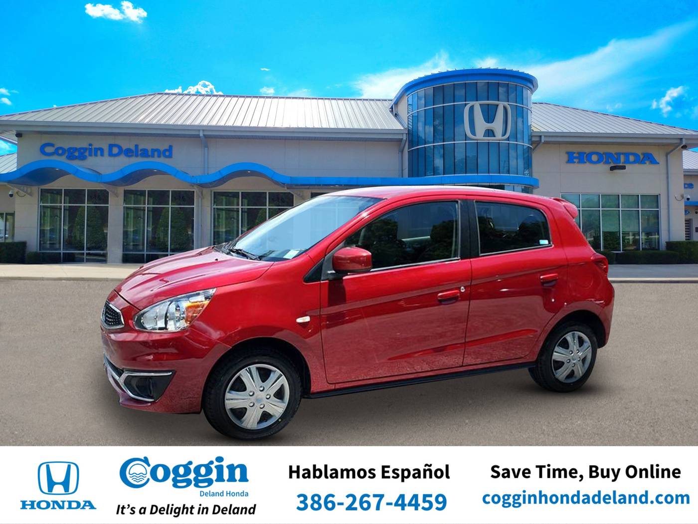 2020 Mitsubishi Mirage ES — Hatchback — 67,458 mi — Orange City, FL