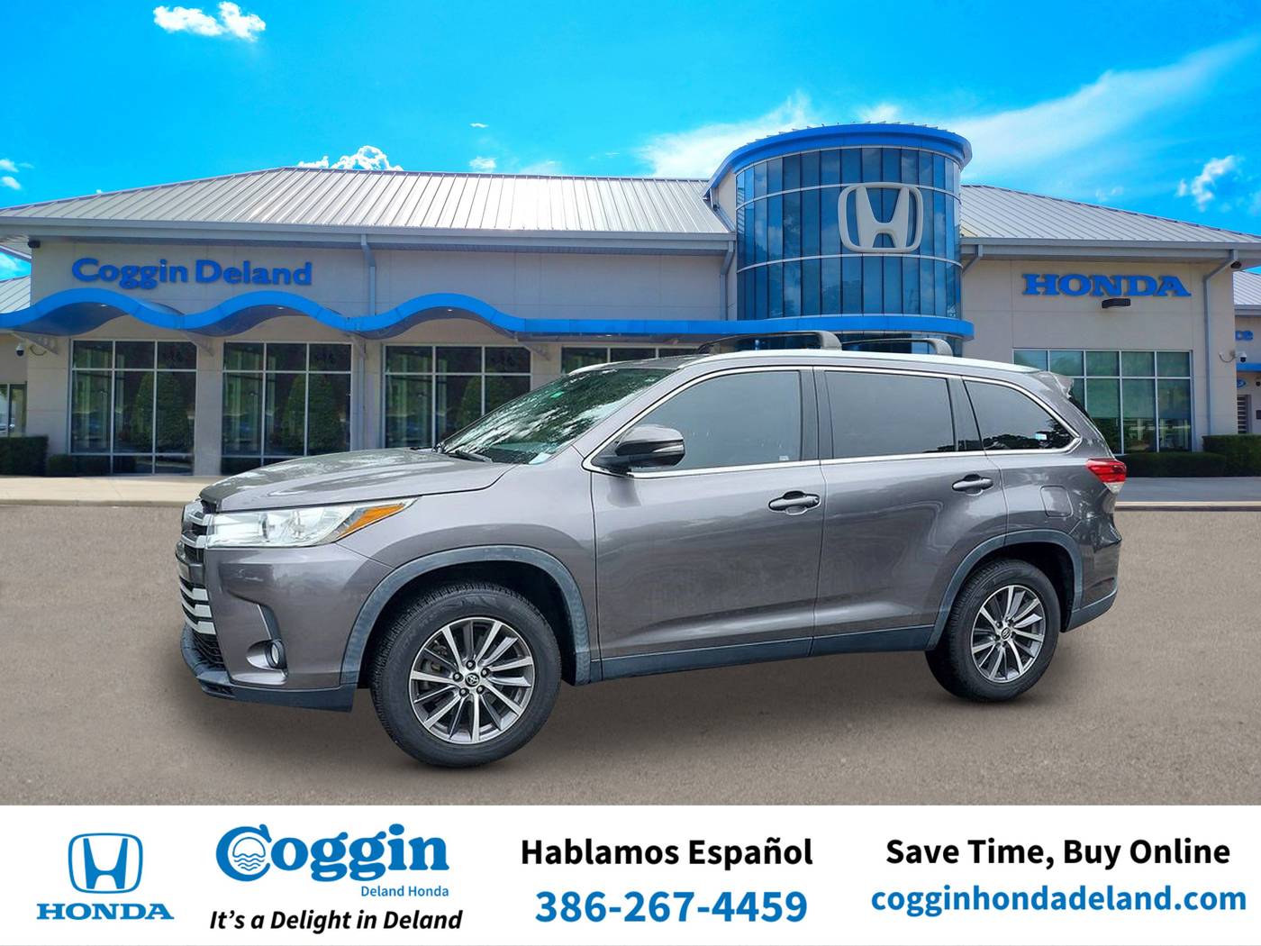 2019 Toyota Highlander XLE — SUV — 69,339 mi — Orange City, FL