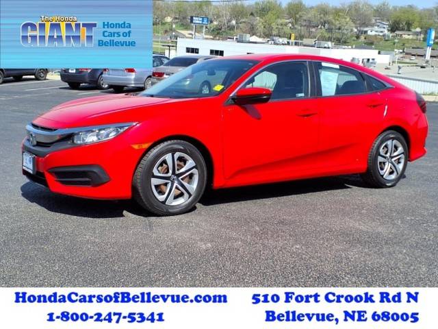 2018 Honda Civic LX — Sedan — 68,229 mi — Bellevue, NE