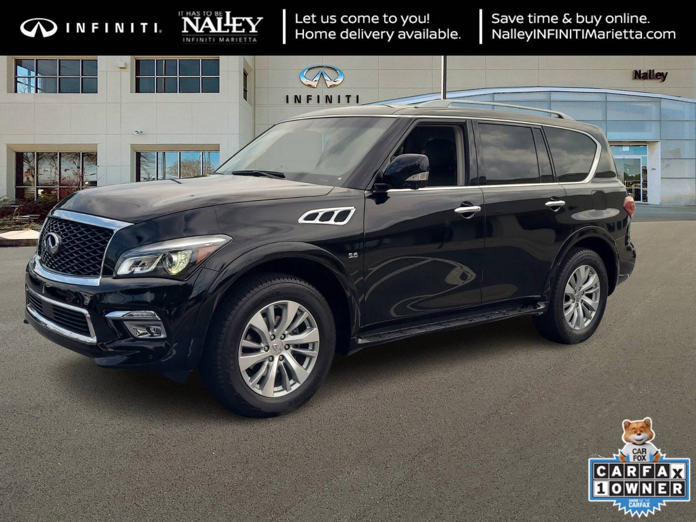 2017 INFINITI QX80 Standard — SUV — 76,904 mi — Marietta, GA