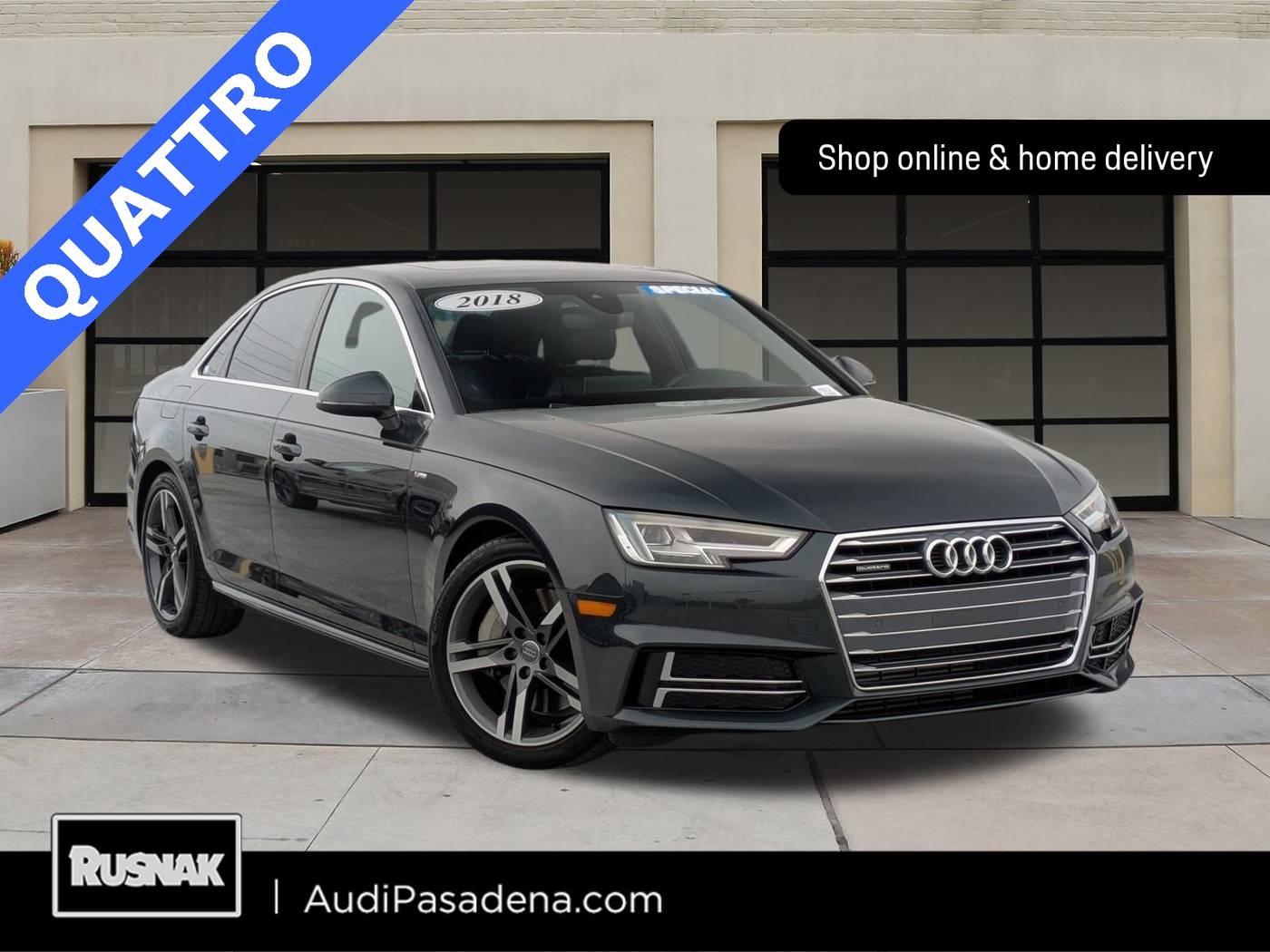 2018 Audi A4 Premium Plus — Sedan — 60,762 mi — Pasadena, CA