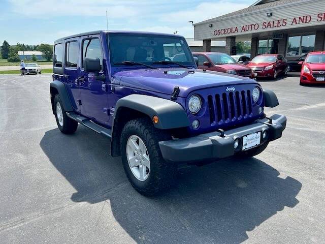 2017 Jeep Wrangler Sport — SUV — 77,501 mi — Osceola, WI