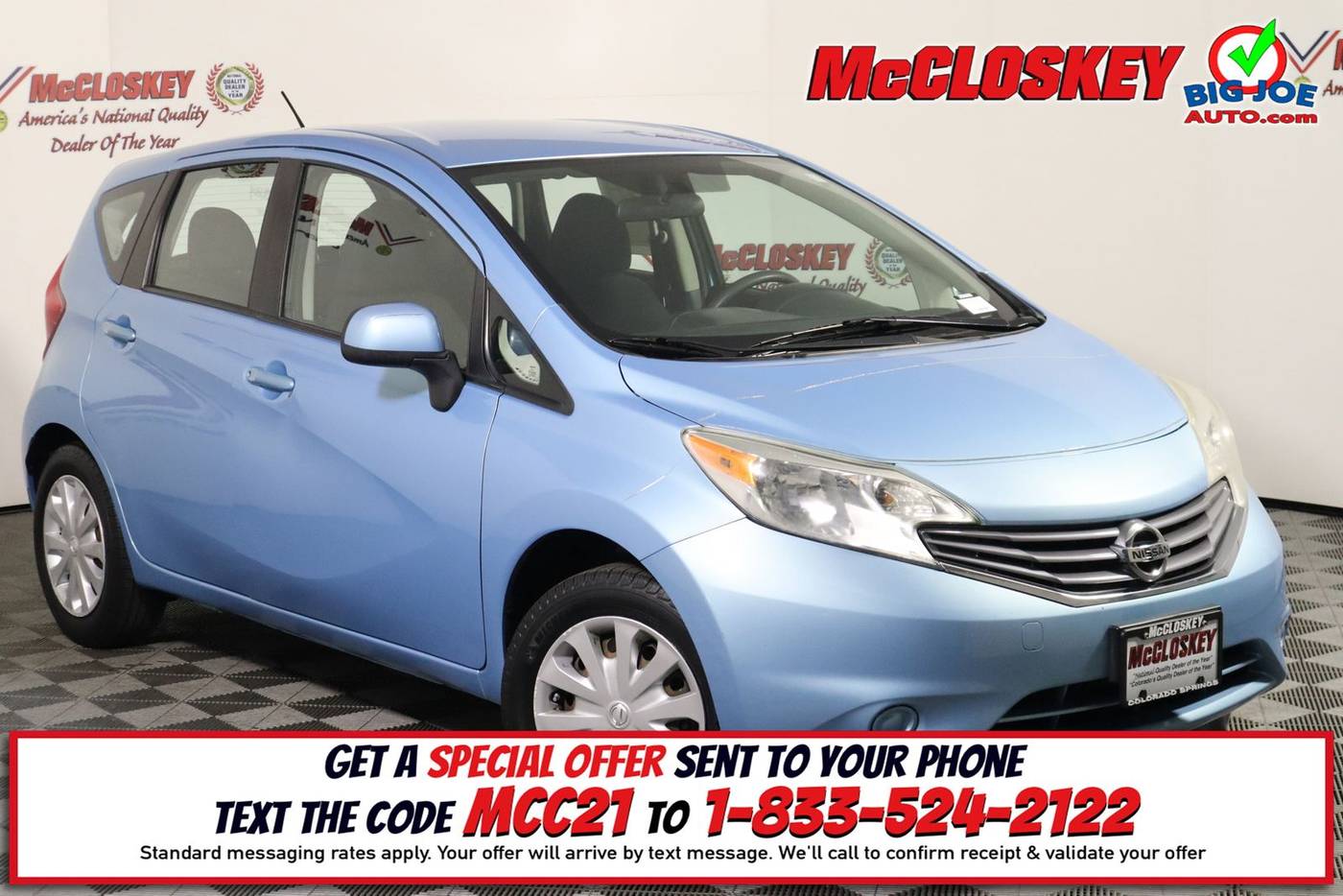 2014 Nissan Versa 1.6 S — Hatchback — 98,812 mi — Colorado Springs, CO
