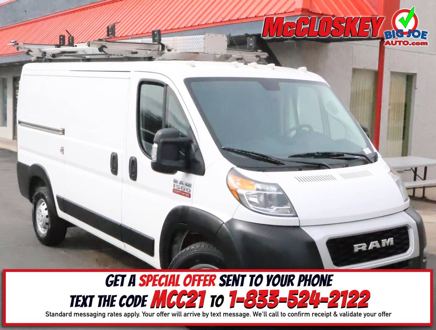 2021 Ram ProMaster Cargo Van 1500 — Cargo Van — 38,657 mi — Colorado Springs, CO