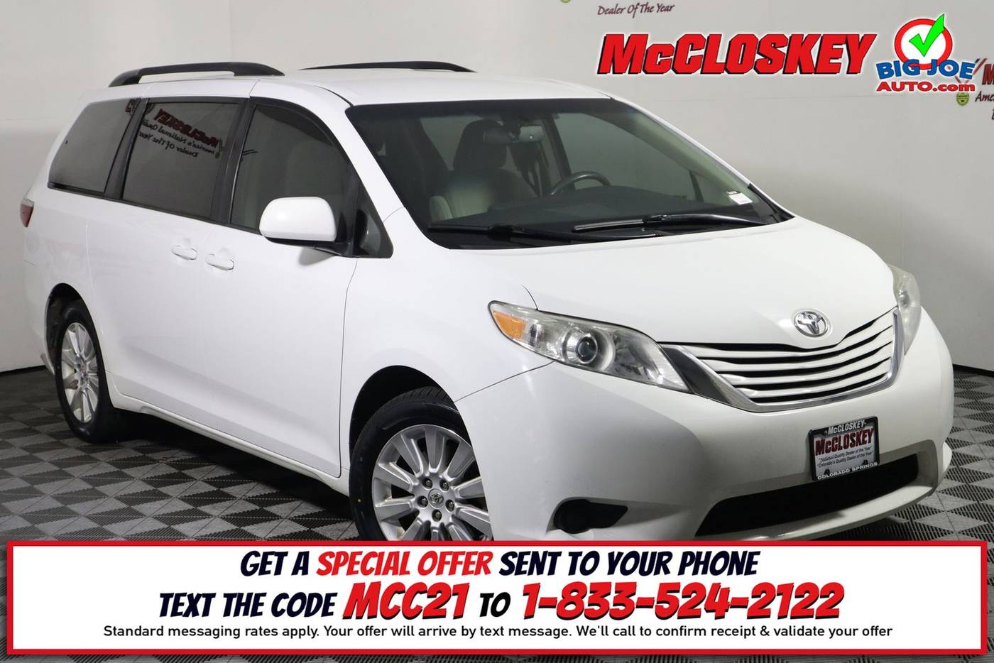 2015 Toyota Sienna LE — Minivan — 164,347 mi — Colorado Springs, CO