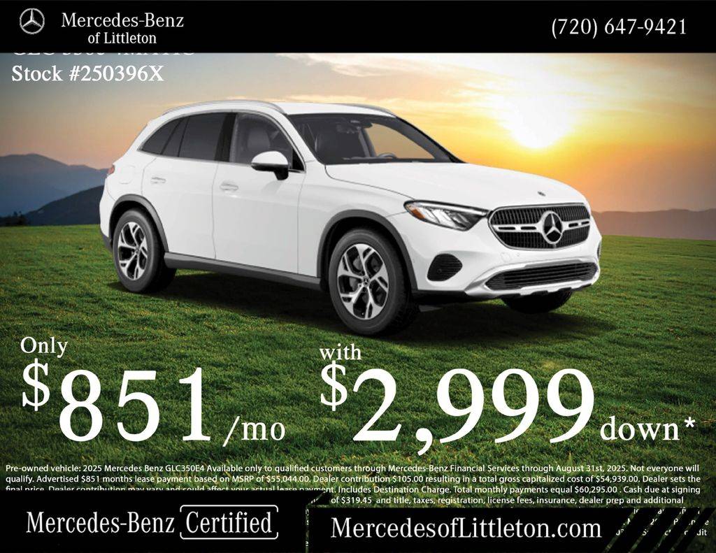 2025 Mercedes-Benz GLC GLC 350e — SUV — 2,999 mi — Littleton, CO