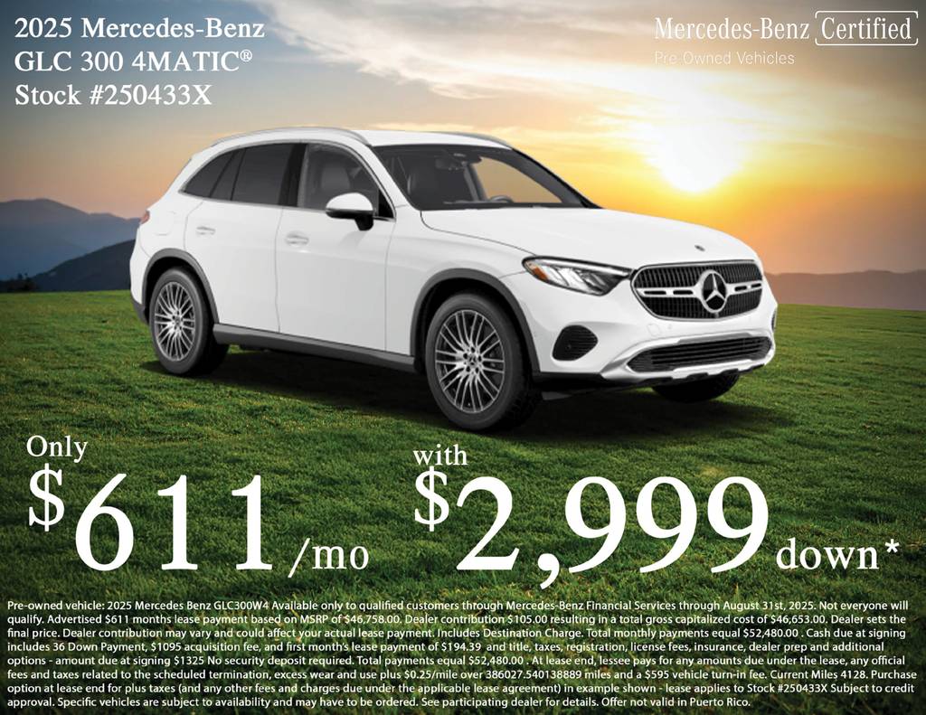 2025 Mercedes-Benz GLC GLC 300 — SUV — 4,128 mi — Littleton, CO