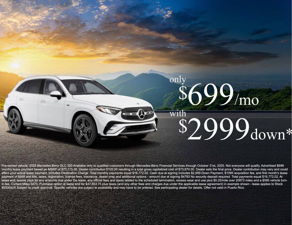 2025 Mercedes-Benz GLC GLC 350e — SUV — 5,873 mi — Littleton, CO