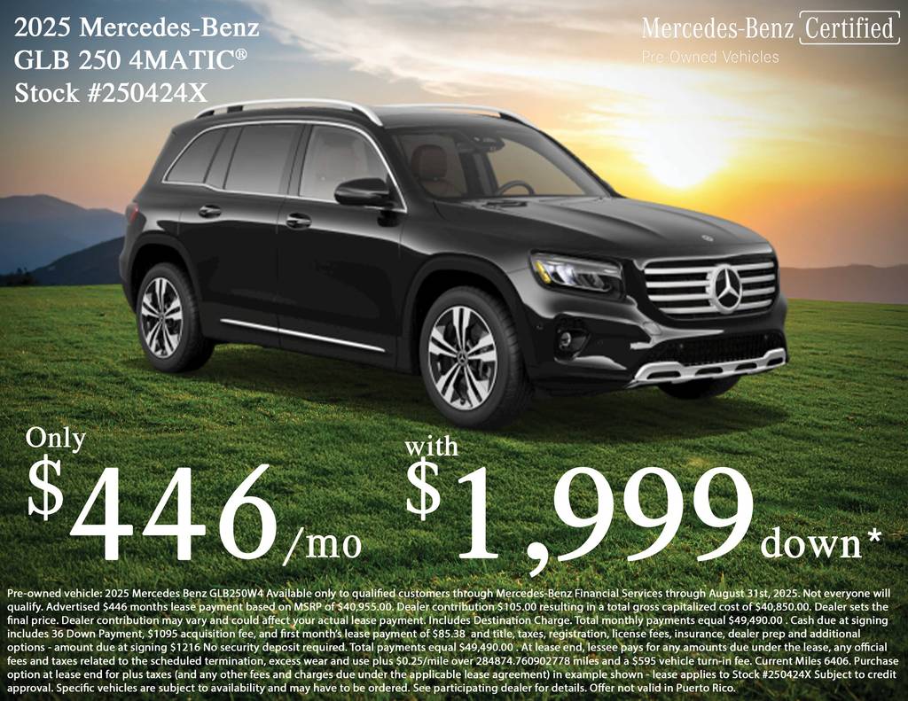 2025 Mercedes-Benz GLB GLB 250 — SUV — 6,406 mi — Littleton, CO