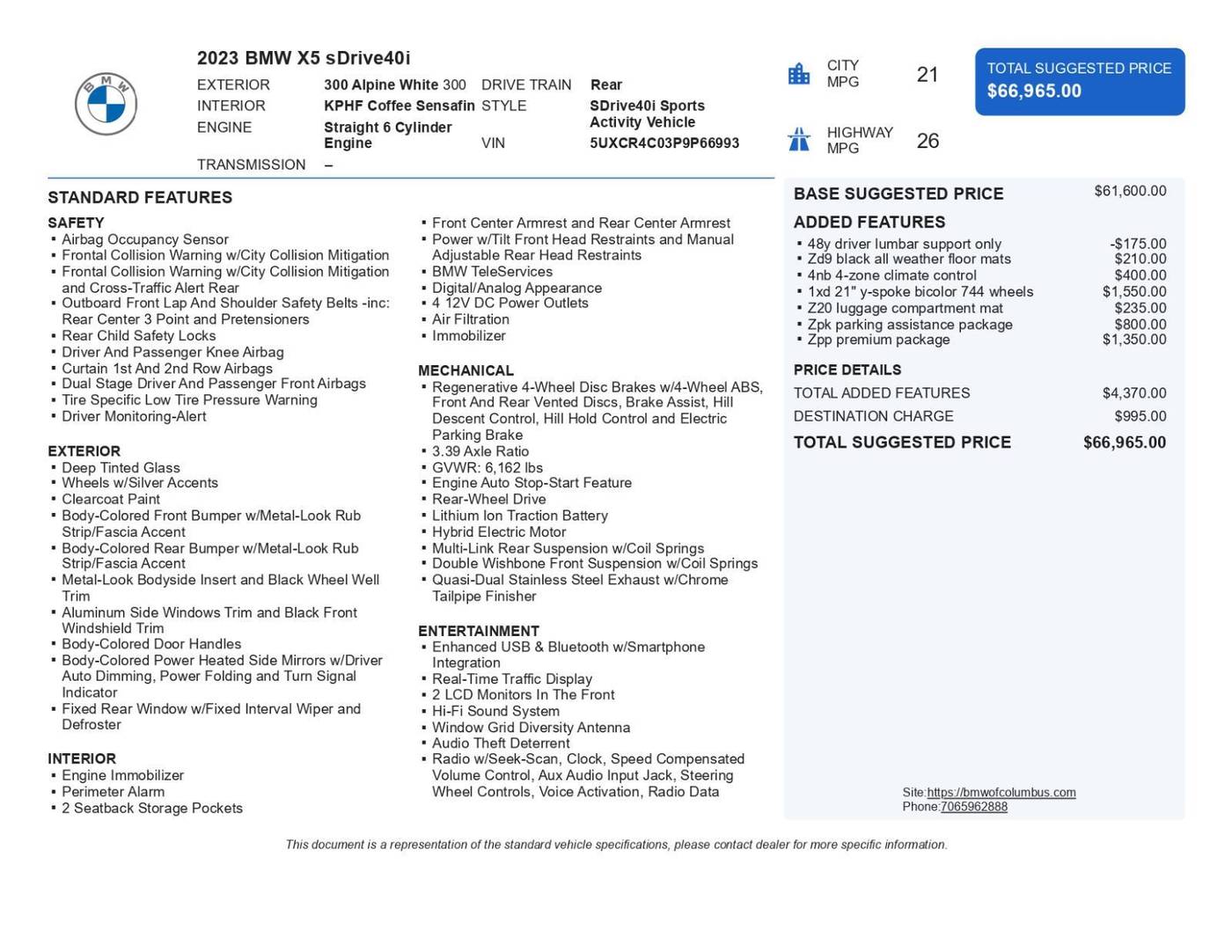 2023 BMW X5 40i — SUV — 28,690 mi — Columbus, GA