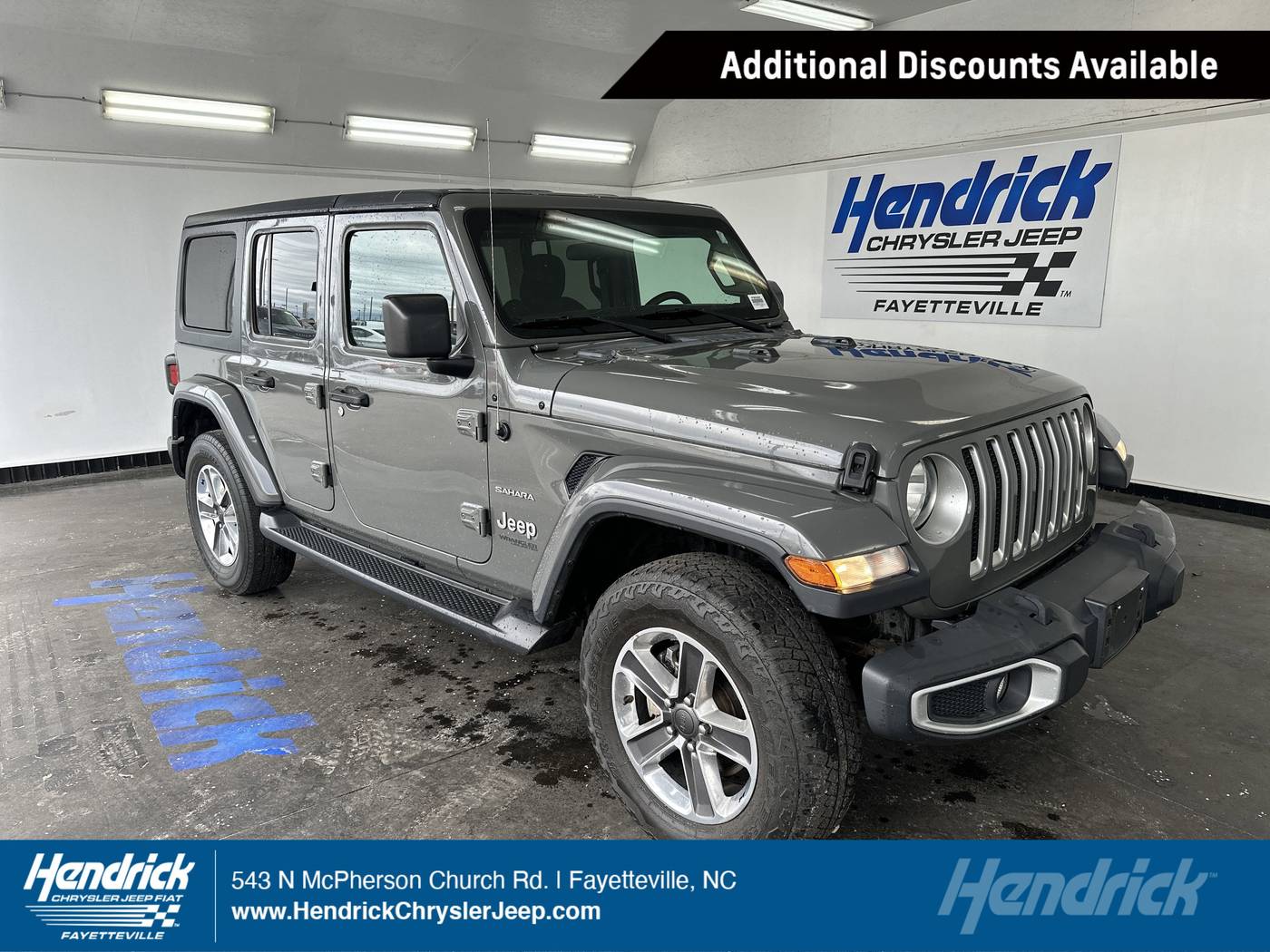 2020 Jeep Wrangler Sahara — SUV — 59,216 mi — Fayetteville, NC