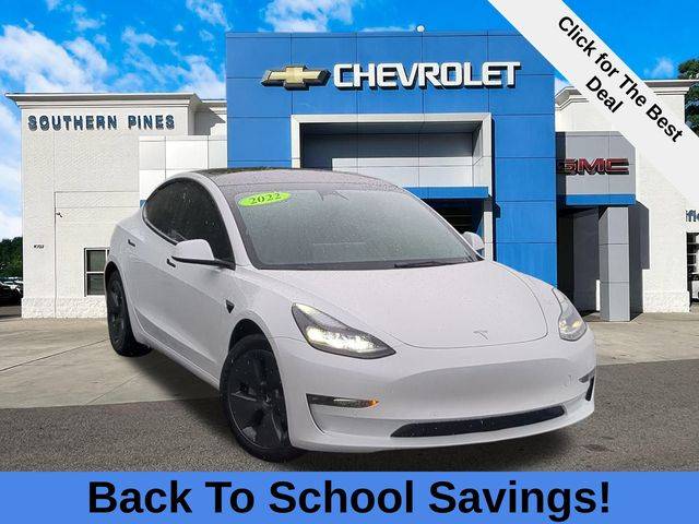 2022 Tesla Model 3 Long Range — Sedan — 33,889 mi — Southern Pines, NC