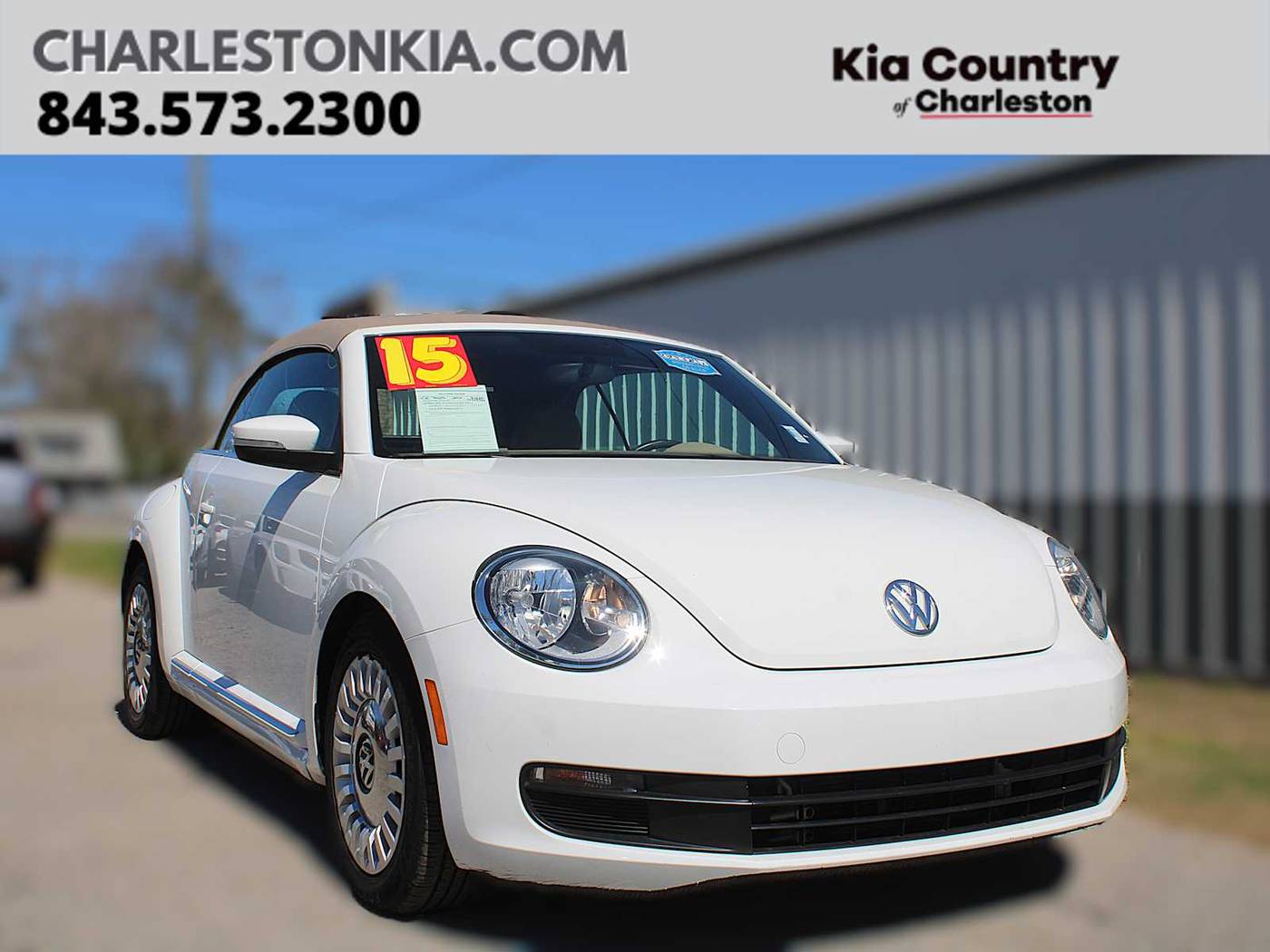 2015 Volkswagen Beetle 1.8T — Convertible — 31,294 mi — Charleston, SC